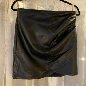 Leather Mini Skirt